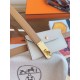 Replica Borsa Cintura Hermès Kelly Pocket 18 Biscuit e Pelle di Vitello Epsom Bianca