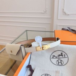 Replica Borsa Cintura Hermès Kelly Pocket 18 in vitello Epsom bianco Replica Cintura Hermès Kelly Pocket 18 in vitello Epsom bianco