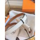 Replica Borsa Cintura Hermès Kelly Pocket 18 in vitello Epsom bianco Replica Cintura Hermès Kelly Pocket 18 in vitello Epsom bianco