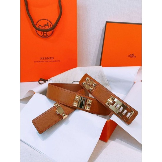 Replica Borsa Cintura Hermès Collier de Chien 32 Oro Epsom Vitello Replica Cintura Hermès Collier de Chien 32 Oro Epsom Vitello
