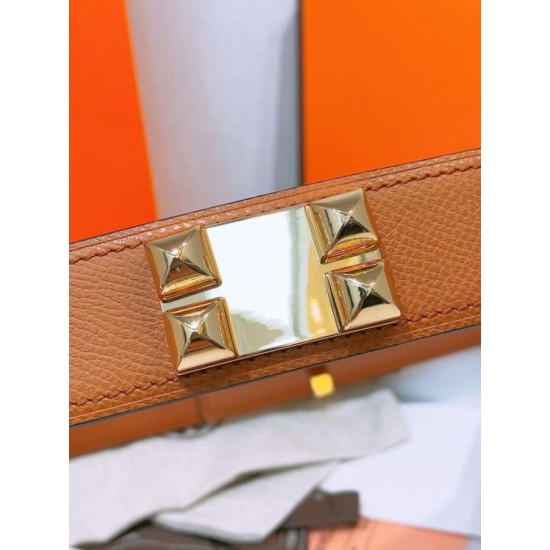 Replica Borsa Cintura Hermès Collier de Chien 32 Oro Epsom Vitello Replica Cintura Hermès Collier de Chien 32 Oro Epsom Vitello