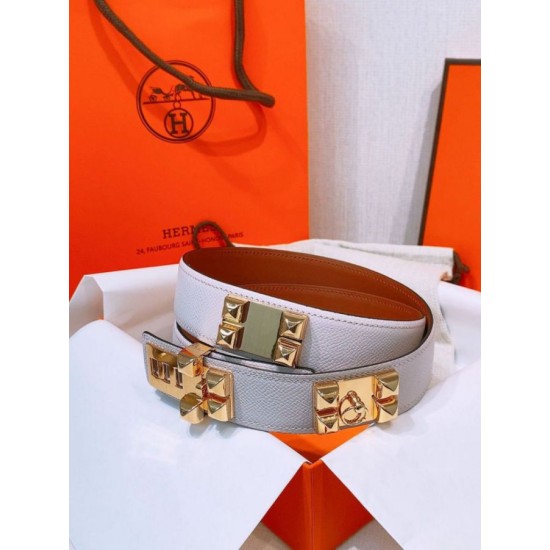 Replica Cintura Hermès Collier de Chien 32 Malva Chiaro Epsom Imitazioni Replica Cintura Hermès Collier de Chien 32 Malva Chiaro Epsom