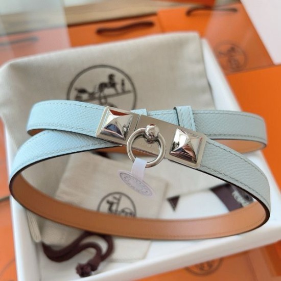 Replica Pari Cintura Hermès Rivale 18 in pelle di vitello Epsom Blu Brume Imitazioni Replica Pari Cintura Hermès Rivale 18 in pelle di vitello Epsom Blu Brume