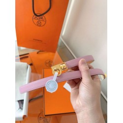 Replica Cintura Hermès Rivale 18 in vitello Epsom color malva Sylvestre
