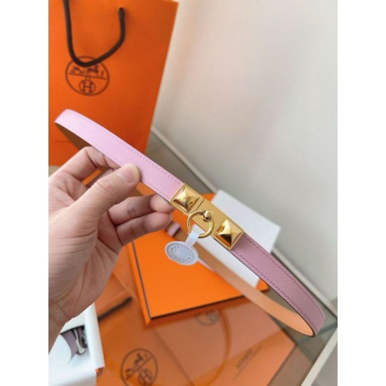 Replica Alta gamma Cintura Hermès Rivale 18 in vitello Epsom color malva Sylvestre Replica Alta gamma Cintura Hermès Rivale 18 in vitello Epsom color malva Sylvestre