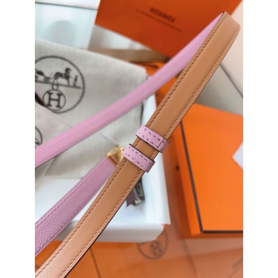 Replica Alta gamma Cintura Hermès Rivale 18 in vitello Epsom color malva Sylvestre Replica Alta gamma Cintura Hermès Rivale 18 in vitello Epsom color malva Sylvestre