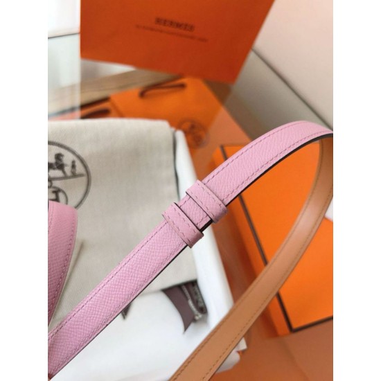 Replica Alta gamma Cintura Hermès Rivale 18 in vitello Epsom color malva Sylvestre Replica Alta gamma Cintura Hermès Rivale 18 in vitello Epsom color malva Sylvestre