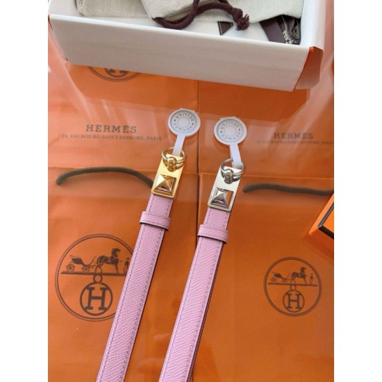 Replica Alta gamma Cintura Hermès Rivale 18 in vitello Epsom color malva Sylvestre Replica Alta gamma Cintura Hermès Rivale 18 in vitello Epsom color malva Sylvestre