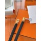 Replica Cintura Hermès Rivale 18 in pelle di vitello Epsom Nero Replica Cintura Hermès Rivale 18 in pelle di vitello Epsom Nero
