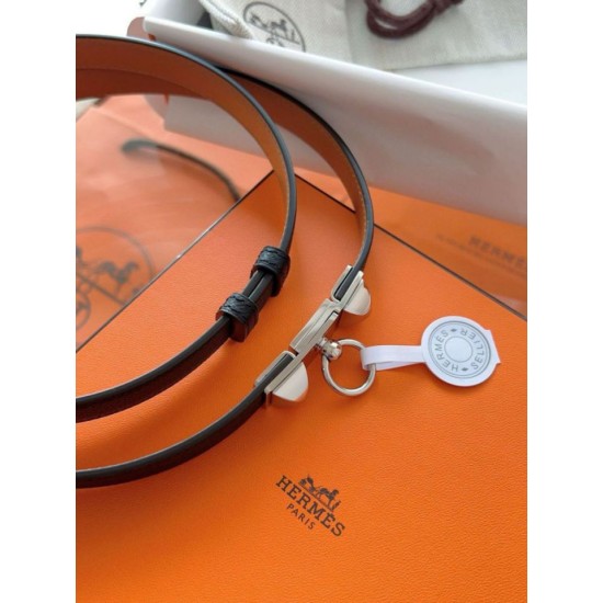 Replica Cintura Hermès Rivale 18 in pelle di vitello Epsom Nero Replica Cintura Hermès Rivale 18 in pelle di vitello Epsom Nero