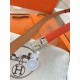 Replica Borsa Cintura Hermès Rivale 18 con fibbia Rivale in Epsom rosso Pelle di vitello