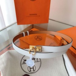 Replica Pari Cintura Hermès Rivale 18 con fibbia Rivale in vitello Epsom bianco Imitazioni Replica Pari Cintura Hermès Rivale 18 con fibbia Rivale in vitello Epsom bianco