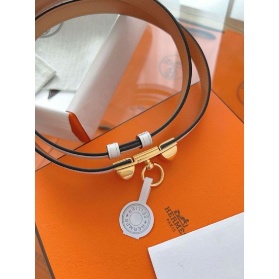 Replica Pari Cintura Hermès Rivale 18 con fibbia Rivale in vitello Epsom bianco Imitazioni Replica Pari Cintura Hermès Rivale 18 con fibbia Rivale in vitello Epsom bianco