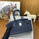 Replica Borsa  1:1 a spalla Hermès Birkin Light 29 nera Clemence