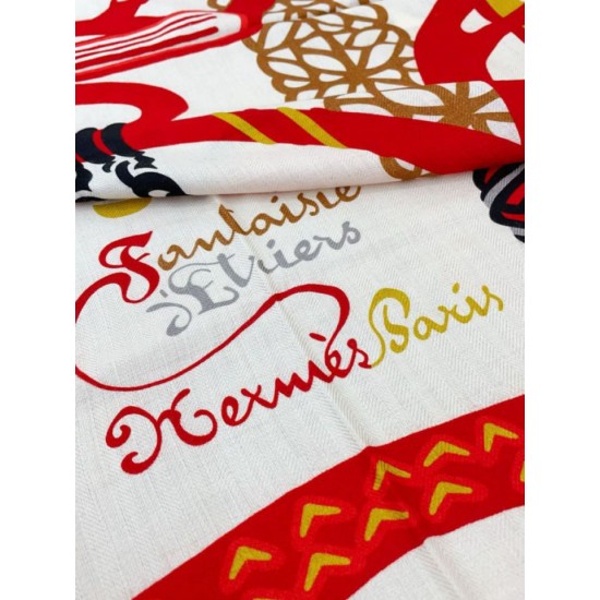Replica falso Scialle Hermès Etriers Fantaisie Noisette 140 Imitazioni Replica falso Scialle Hermès Etriers Fantaisie Noisette 140