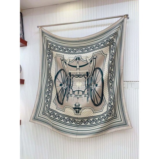 Replica Borsa Scialle Hermès Tourterelle Phaeton's Wheels Bandana 140 Imitazioni Replica Borsa Scialle Hermès Tourterelle Phaeton's Wheels Bandana 140