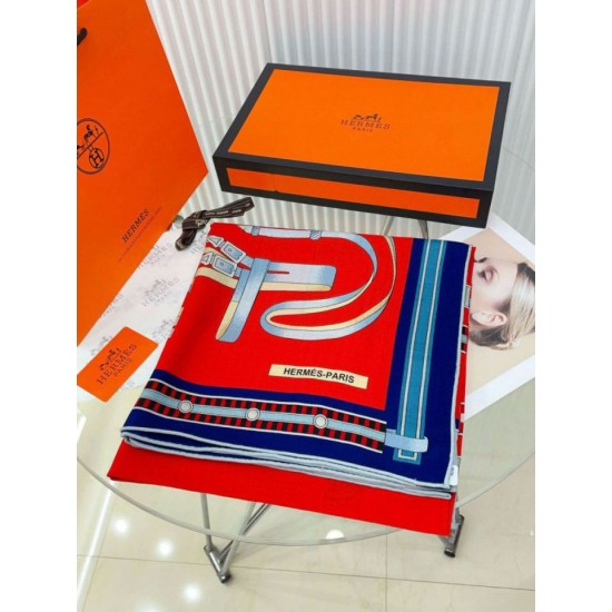 Replica Scialle Hermès Piment Equestrian Letters 140 Replica Scialle Hermès Piment Equestrian Letters 140