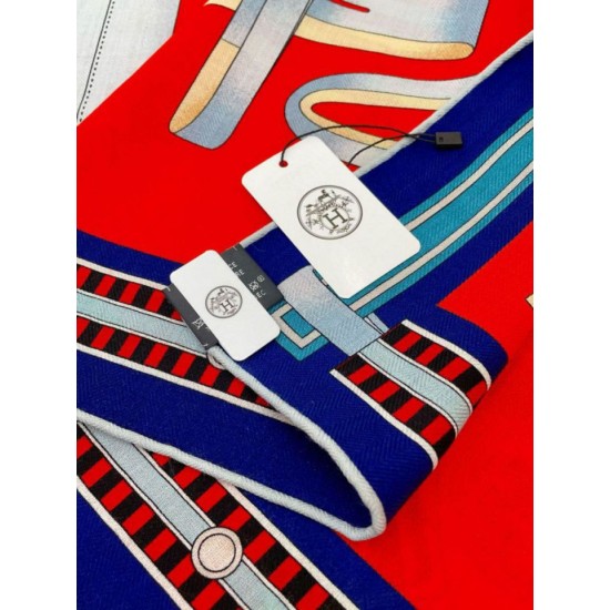 Replica Scialle Hermès Piment Equestrian Letters 140 Replica Scialle Hermès Piment Equestrian Letters 140