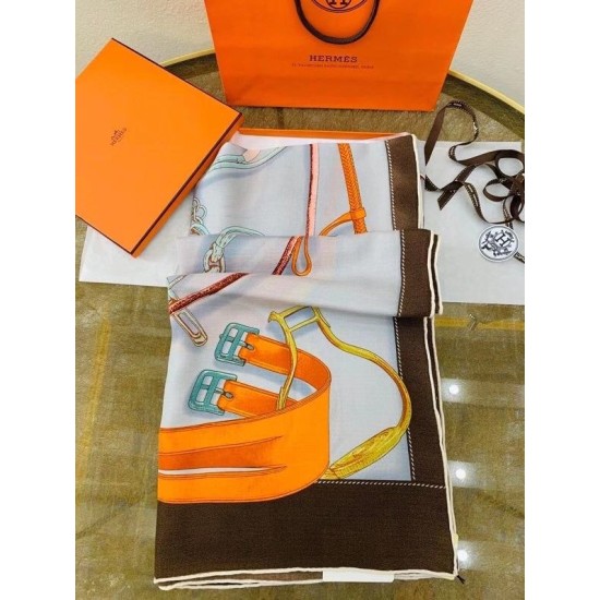Replica Scialle Hermes Beige Projets Carres 140 Imitazioni Replica Scialle Hermes Beige Projets Carres 140