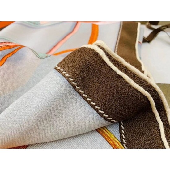 Replica Scialle Hermes Beige Projets Carres 140 Imitazioni Replica Scialle Hermes Beige Projets Carres 140