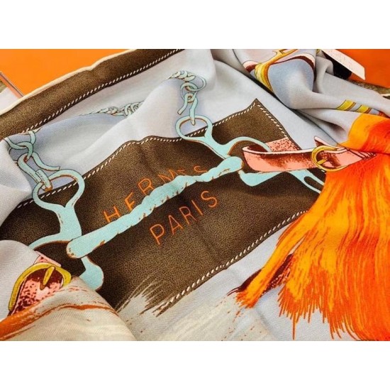 Replica Scialle Hermes Beige Projets Carres 140 Imitazioni Replica Scialle Hermes Beige Projets Carres 140