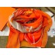 Replica falso Scialle Hermes Orange Projets Carres 140 Replica falso Scialle Hermes Orange Projets Carres 140