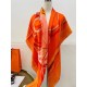 Replica falso Scialle Hermes Orange Projets Carres 140 Replica falso Scialle Hermes Orange Projets Carres 140