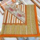 Replica Scialle da dressage Tressage Hermes arancione 140 Imitazioni Replica Scialle da dressage Tressage Hermes arancione 140