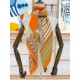 Replica Scialle da dressage Tressage Hermes arancione 140 Imitazioni Replica Scialle da dressage Tressage Hermes arancione 140