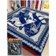 Replica Borsa falso Scialle Bandana Hermes Blue Zuavi e Draghi 140 Imitazioni Replica Borsa falso Scialle Bandana Hermes Blue Zuavi e Draghi 140