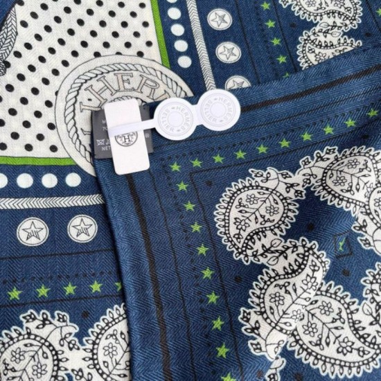 Replica Borsa falso Scialle Bandana Hermes Blue Zuavi e Draghi 140 Imitazioni Replica Borsa falso Scialle Bandana Hermes Blue Zuavi e Draghi 140