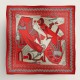 Replica Pari Scialle Bandana Hermes Zuavi e Draghi Rossi 140
