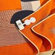 Replica Scialle Hermès Arancione My First Galop 140 Imitazioni Replica Scialle Hermès Arancione My First Galop 140