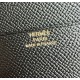Replica di alta qualità Portafoglio Hermes Bearn ripiegabile fatto a mano Epsom nero Imitazioni Replica di alta qualità Portafoglio Hermes Bearn ripiegabile fatto a mano Epsom nero