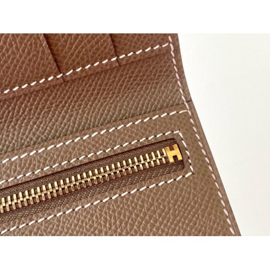 Replica Portafoglio Hermes Bearn ripiegabile fatto a mano Taupe Epsom Replica Portafoglio Hermes Bearn ripiegabile fatto a mano Taupe Epsom