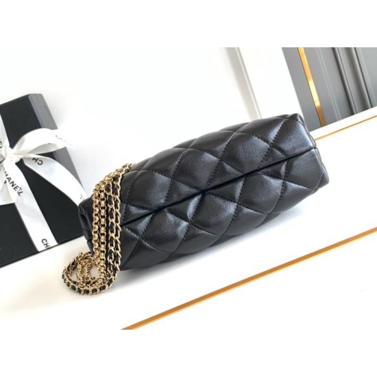 Replica Perfette Borsa hobo con catena nera AS4966 imitazioni