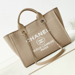 Borsa Deauville piccola shopping tote AS3257 Grigio Replica Replica Perfette Borsa Deauville piccola shopping tote AS3257 Grigio imitazioni