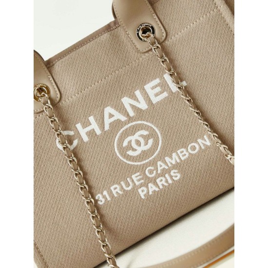Borsa Deauville piccola shopping tote AS3257 Grigio Replica Replica Perfette Borsa Deauville piccola shopping tote AS3257 Grigio imitazioni