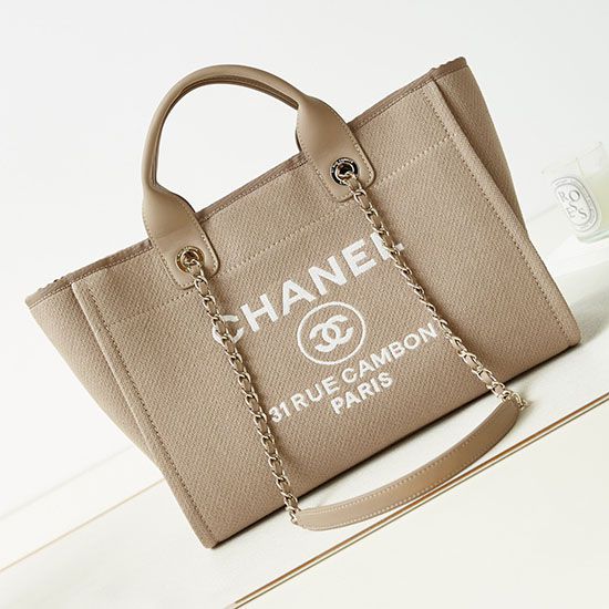 Borsa Deauville piccola shopping tote AS3257 Grigio Replica Replica Perfette Borsa Deauville piccola shopping tote AS3257 Grigio imitazioni