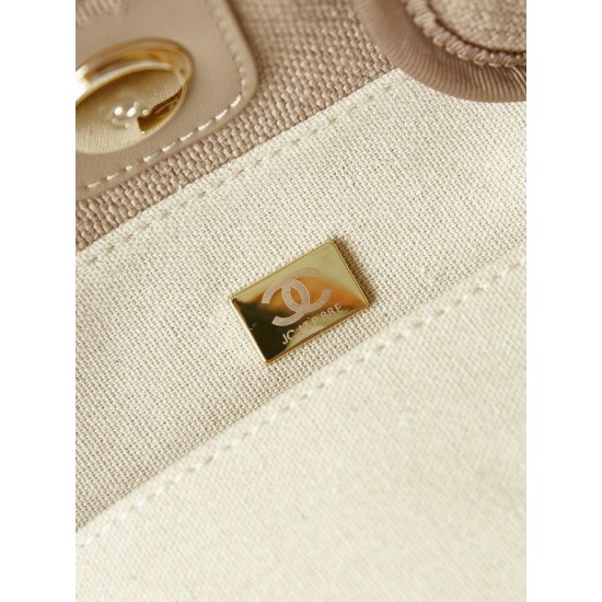 Borsa Deauville piccola shopping tote AS3257 Grigio Replica Replica Perfette Borsa Deauville piccola shopping tote AS3257 Grigio imitazioni