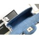 Borsa con patta in denim AS2240 Replica Replica Perfette Borsa con patta in denim AS2240 imitazioni