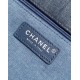 Borsa con patta in denim AS2240 Replica Replica Perfette Borsa con patta in denim AS2240 imitazioni