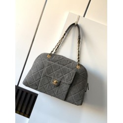 Borsa da bowling maxi in denim AS4812 Borsa da bowling maxi in denim AS4812