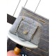 Borsa da bowling maxi in denim AS4812 Replica Replica Perfette Borsa da bowling maxi in denim AS4812 imitazioni