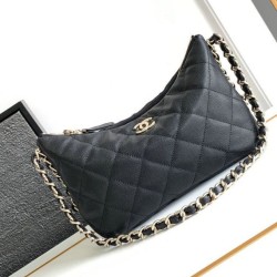 Replica Perfette Dettagli perfetti Borse Imitazioni Hobo Nero AS4293 imitazioni