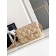 Replica Perfette Borsa con patta in pelle di agnello AS2409 Beige imitazioni