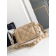 Replica Perfette Borsa con patta in pelle di agnello AS2409 Beige imitazioni