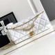 Replica Perfette Borsa a tracolla in pelle di agnello AS2713 Bianca imitazioni