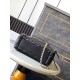 Replica Perfette Beauty Case in pelle di agnello AS5222 Nero imitazioni