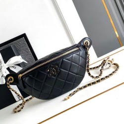 Replica Perfette Marsupio in pelle di agnello nero AS4113 imitazioni